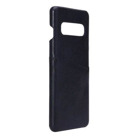 Samsung Galaxy S10 Onsala Faux Leather Case with Card Pocket - Black