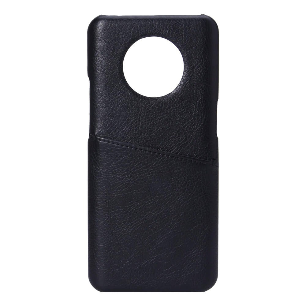 OnePlus 7T Onsala Faux Leather Case with Card Pocket - Black