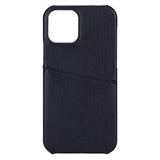 iPhone 12 Pro / 12 GEAR Onsala Collection Leather Case w. Card pocket - Black