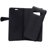 Samsung Galaxy S10+ (Plus) Buffalo 2-in-1 Genuine Leather Flip Case - Black