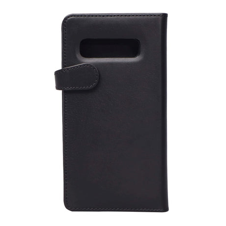 Samsung Galaxy S10+ (Plus) Buffalo 2-in-1 Genuine Leather Flip Case - Black
