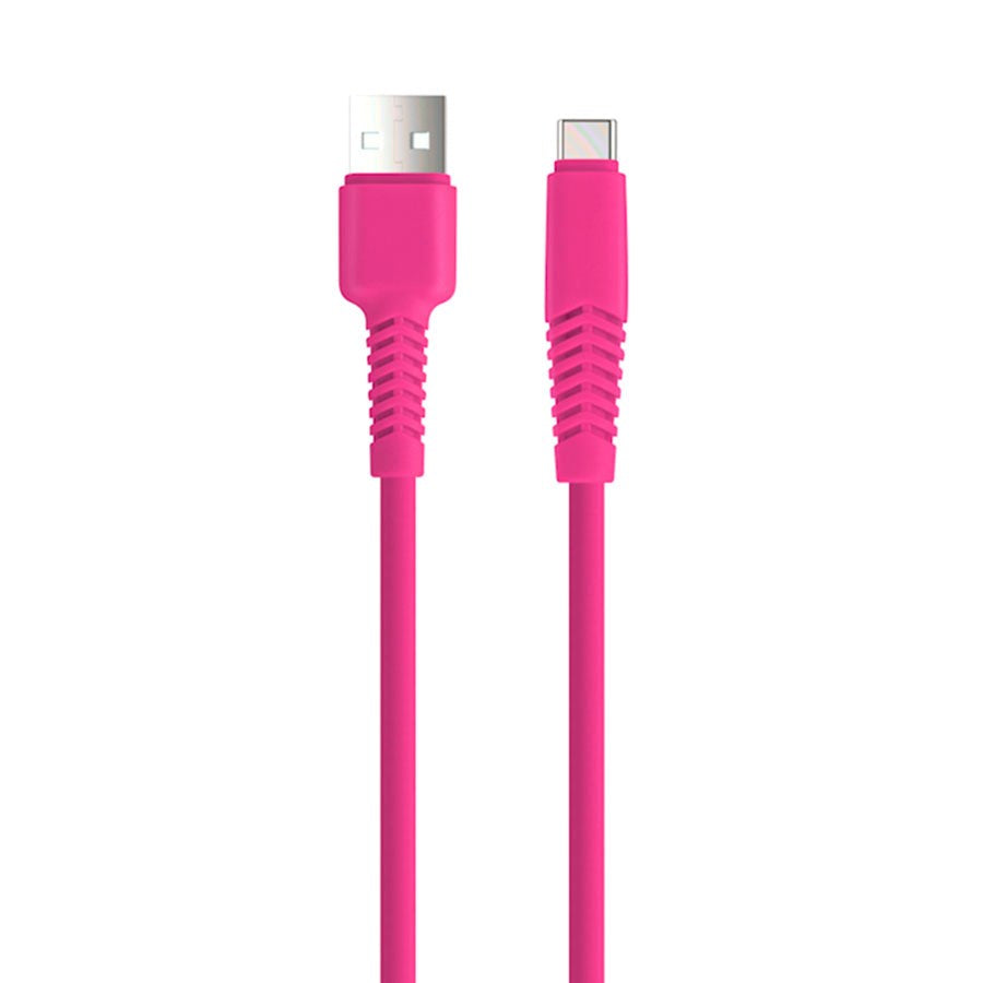 USB-C Cable 10 W from Setty - 1.5 m. - Pink - (DEMO)