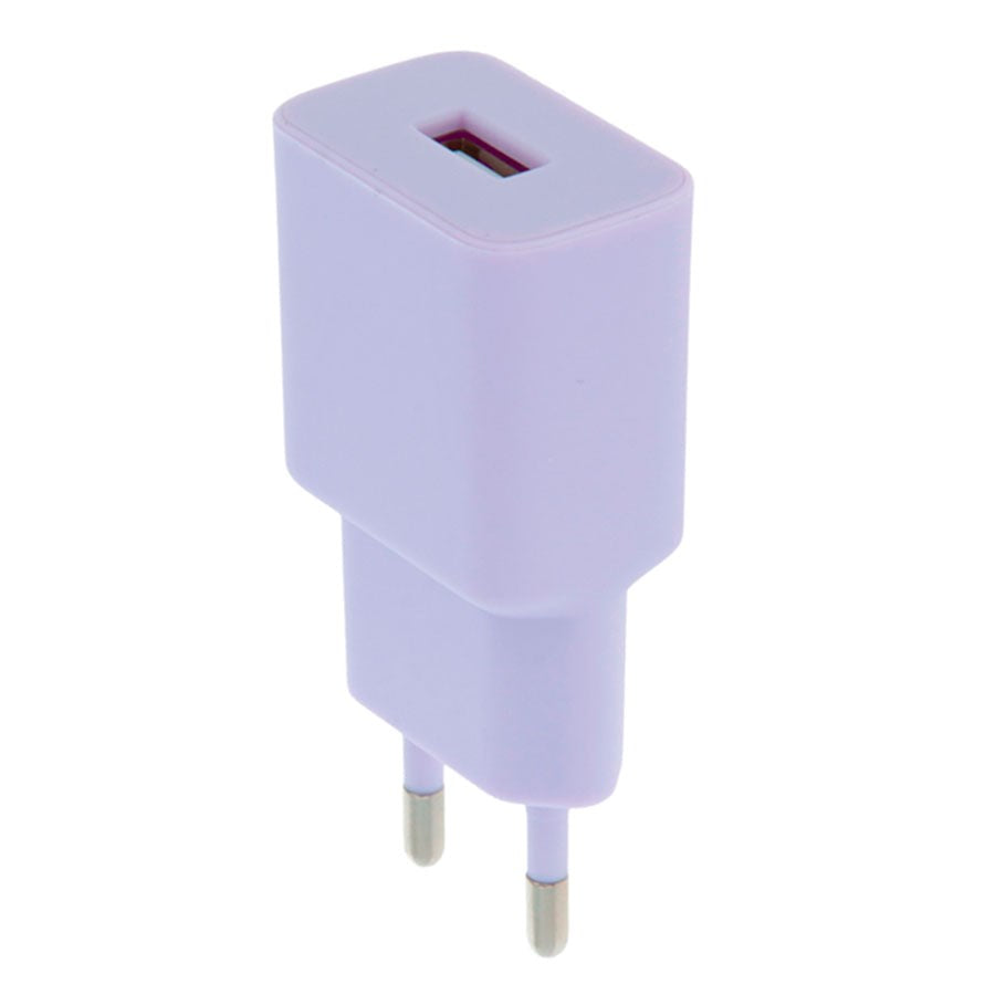 12W Wall Charger with USB-A from Setty - Purple