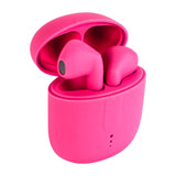 True Wireless Bluetooth In-Ear Headphones with Charging Case from Setty - Pink