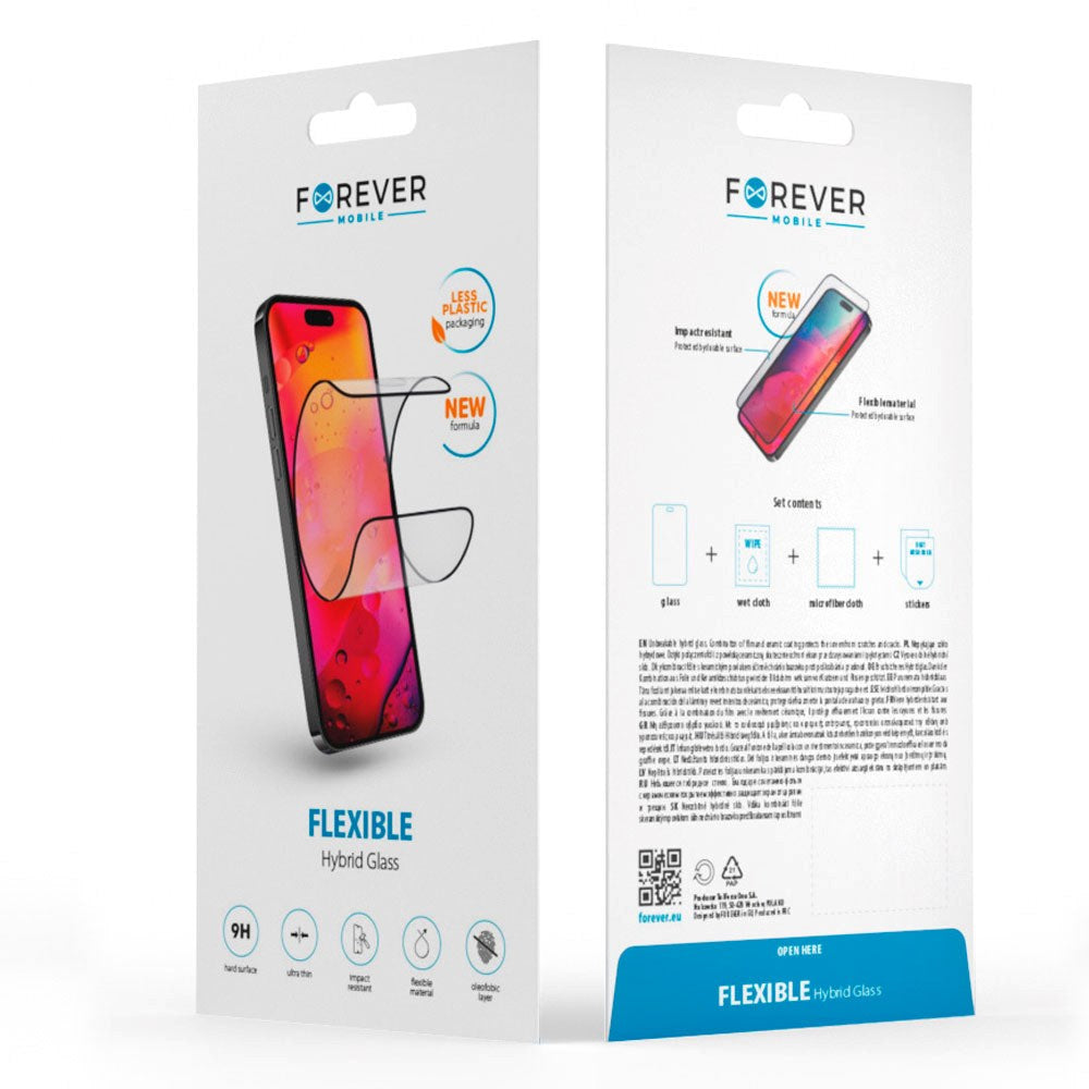 Samsung Galaxy A50 / A30s / A30 Forever Flexible Hybrid Screen Protector - Case Friendly - Transparent