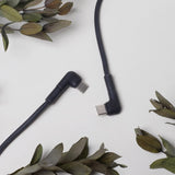 Maxlife Angled USB-C to USB-C Cable 60W - 1m - Black