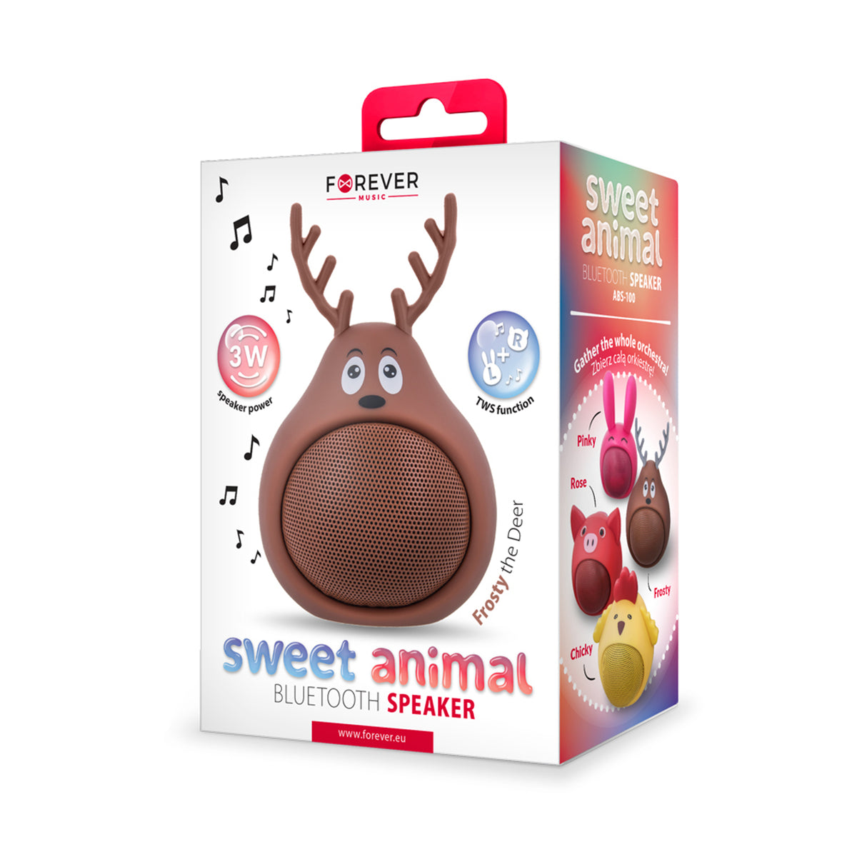 Forever Animal Bluetooth Speaker - Brown Deer