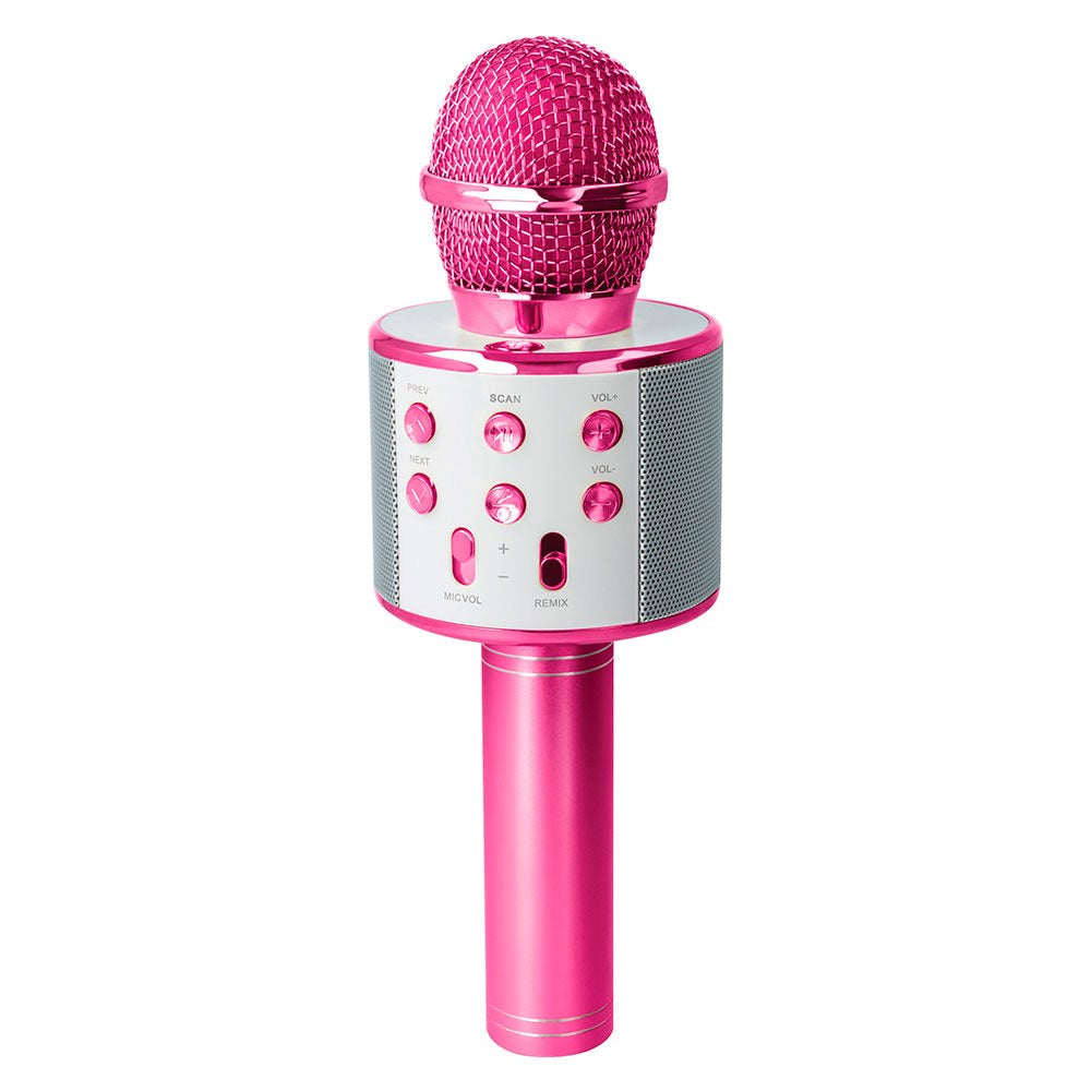 Forever BMS-300 Bluetooth Karaoke Microphone w. Speaker - Pink