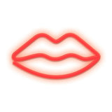 Forever Light - Lip Shaped LED Neon Sign - Red Light