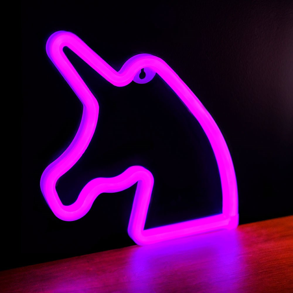 Forever Light Neon Sign LED - Pink Light with Unicorn