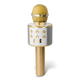 Forever BMS-300 Bluetooth Karaoke Microphone w. Speaker - Gold