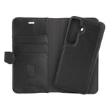 Samsung Galaxy S24 GEAR Buffalo 2-in-1 Wallet Genuine Leather Magnet Flip Case with Wallet - Black