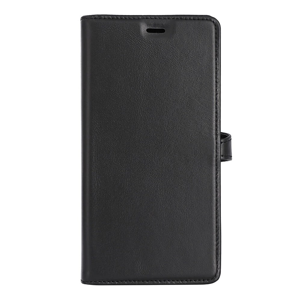 Samsung Galaxy S24 Ultra Buffalo 2-in-1 Wallet Genuine Leather Magnet Flip Case with Wallet - Black