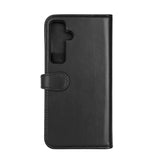 GEAR BUFFALO 2-in-1 Leather Case with Wallet - Samsung Galaxy S24 FE - Black