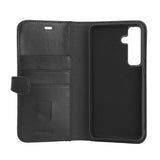 GEAR BUFFALO 2-in-1 Leather Case with Wallet - Samsung Galaxy S24 FE - Black