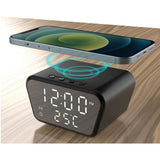 Rebeltec Alarm Clock with Qi Wireless Charger 10W - Black