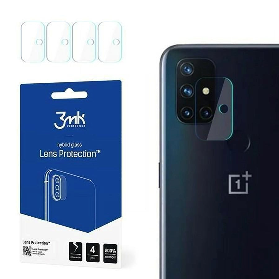 OnePlus North N10 5G 3mk Protective Glass For Camera Lens - 4 Pcs