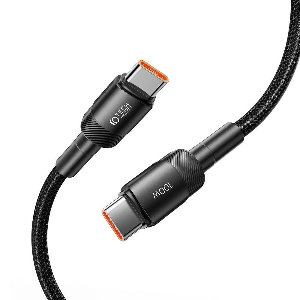 Tech-Protect Ultraboost Evo USB-C to USB-C Cable 100W/5A 1m - Black