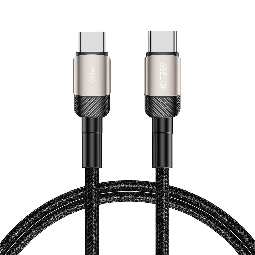 Tech-Protect Ultraboost Evo USB-C to USB-C Cable 100W/5A 1m - Titanium