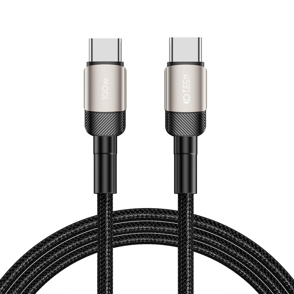 Tech-Protect Ultraboost Evo USB-C to USB-C Cable 100W/5A 2m - Titanium