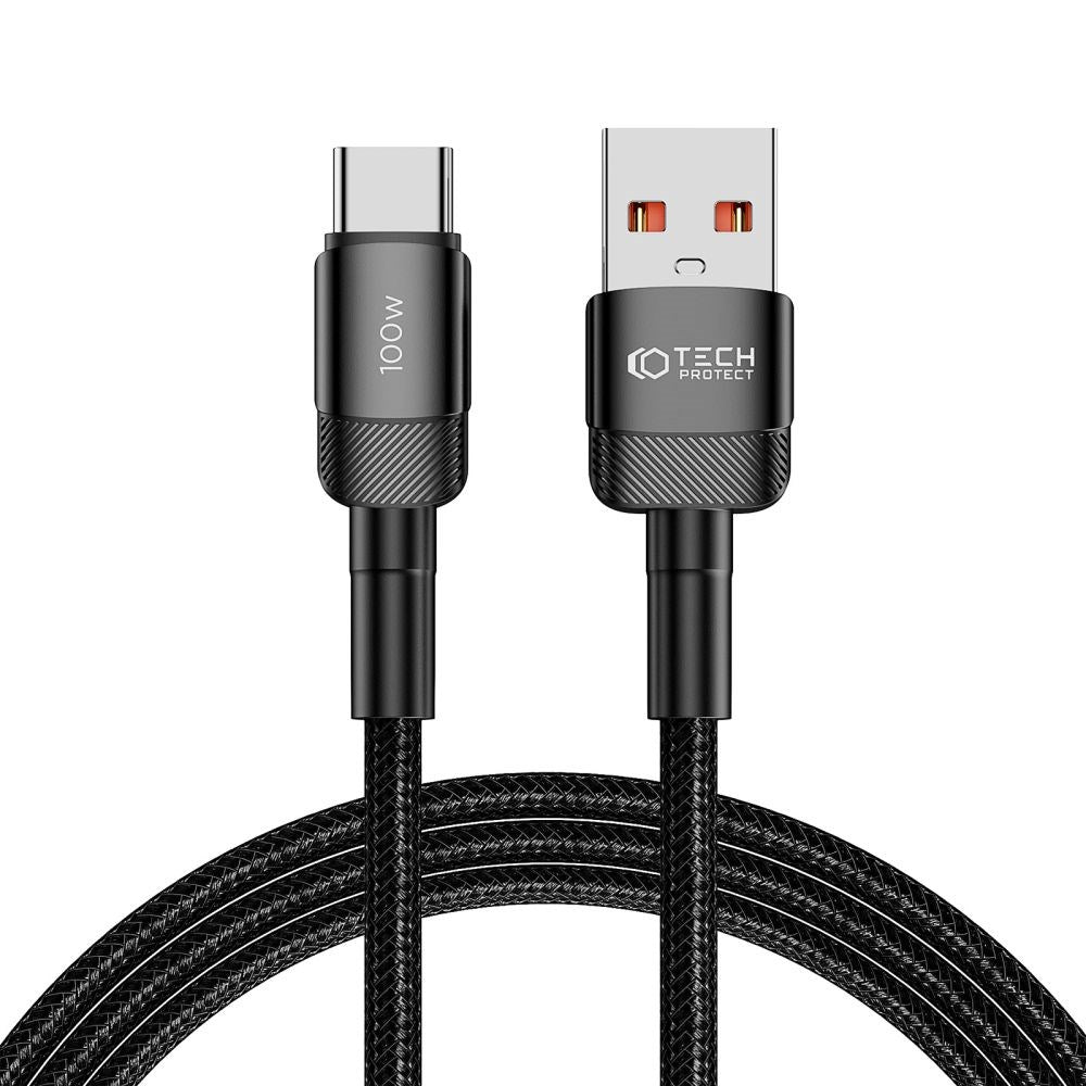 Tech-Protect Ultraboost Evo USB-A to USB-C Cable 100W/5A 2m - Black