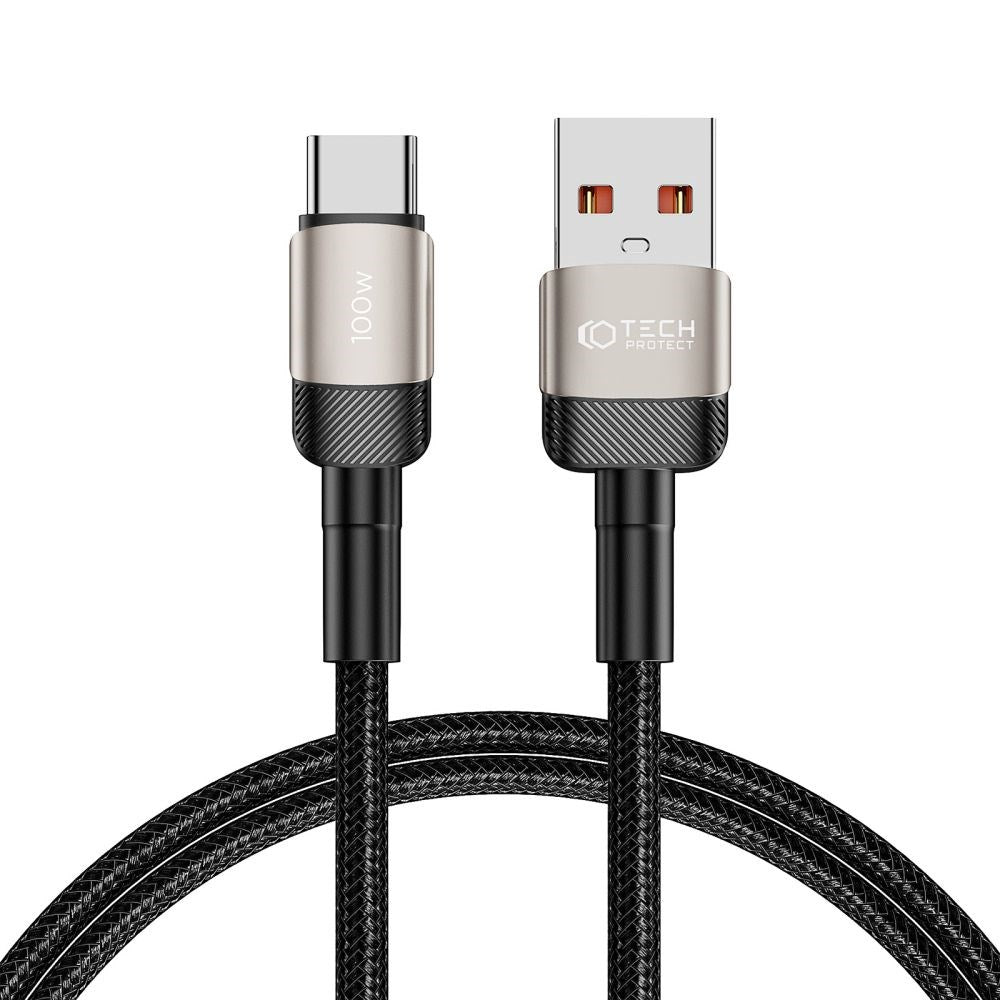 Tech-Protect Ultraboost Evo USB-A to USB-C Cable 100W/5A 1m - Titanium