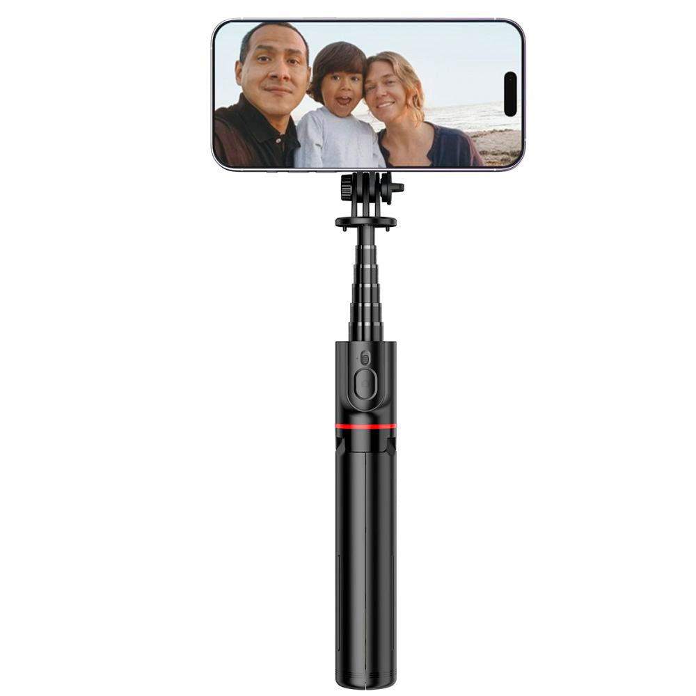 L06S Tech-Protect Compact Selfie Stick w. Tripod & Bluetooth - MagSafe Compatible - Black