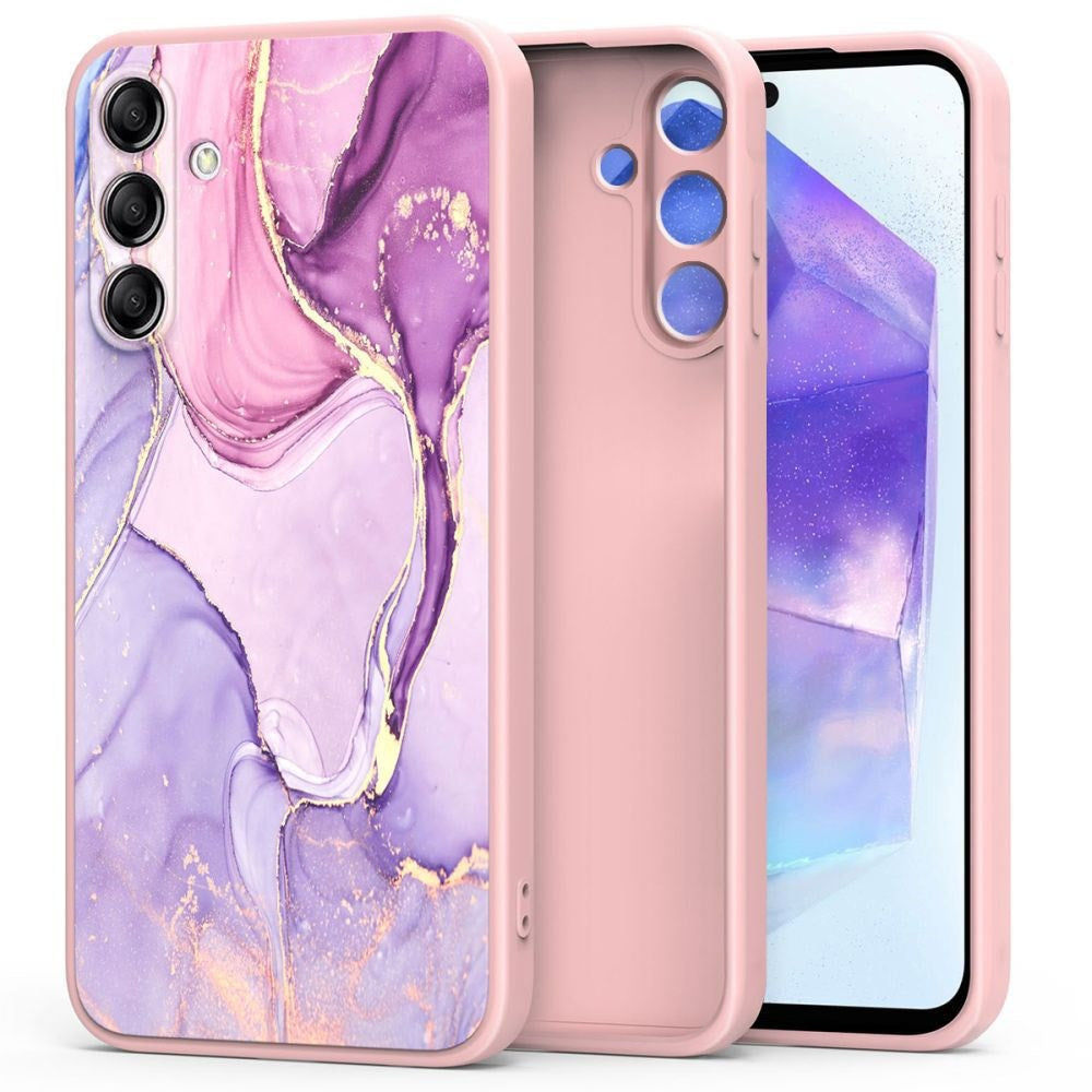 Samsung Galaxy A55 (5G) Tech-Protect Icon Case - Colorful Marble