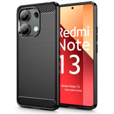 Xiaomi Redmi Note 13 (4G) Tech-Protect Flexible Plastic Carbon Case - Black