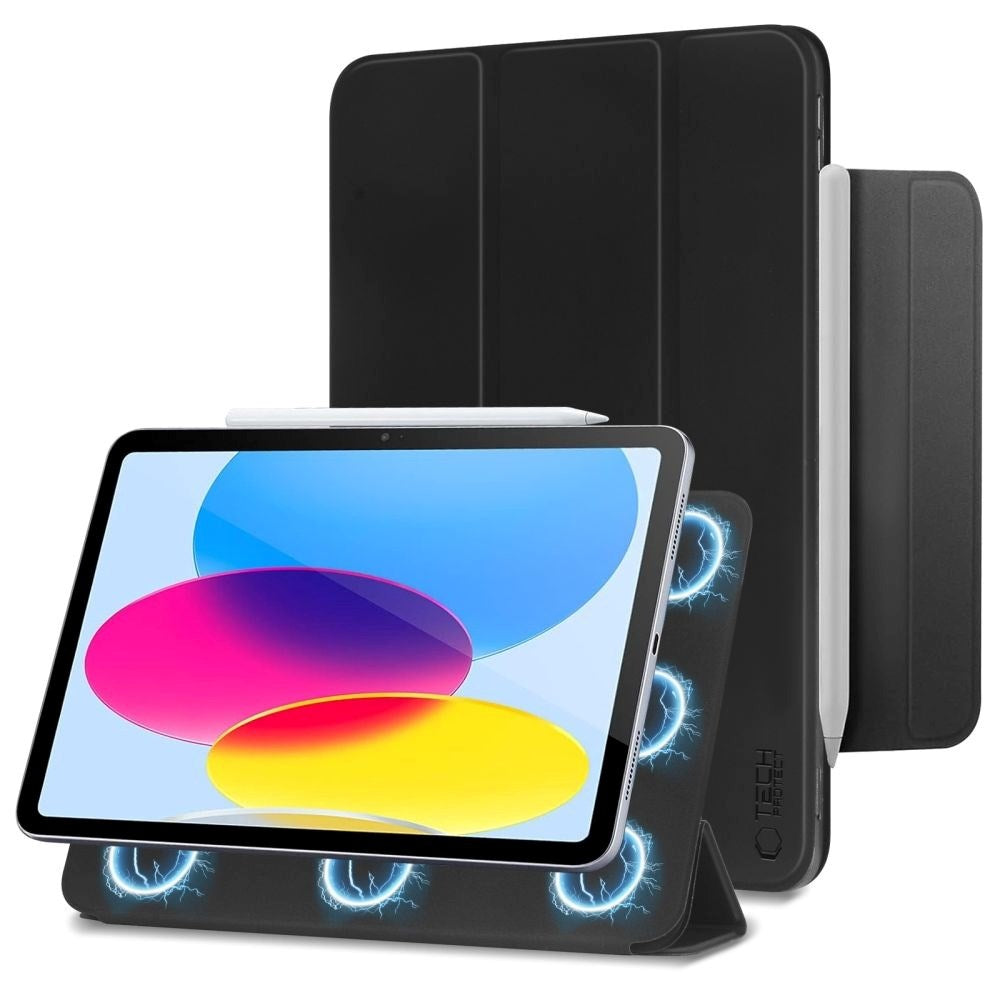 iPad 10.9" (2022) Tech-Protect Smartcase Magnetic Case Tri-fold - Black