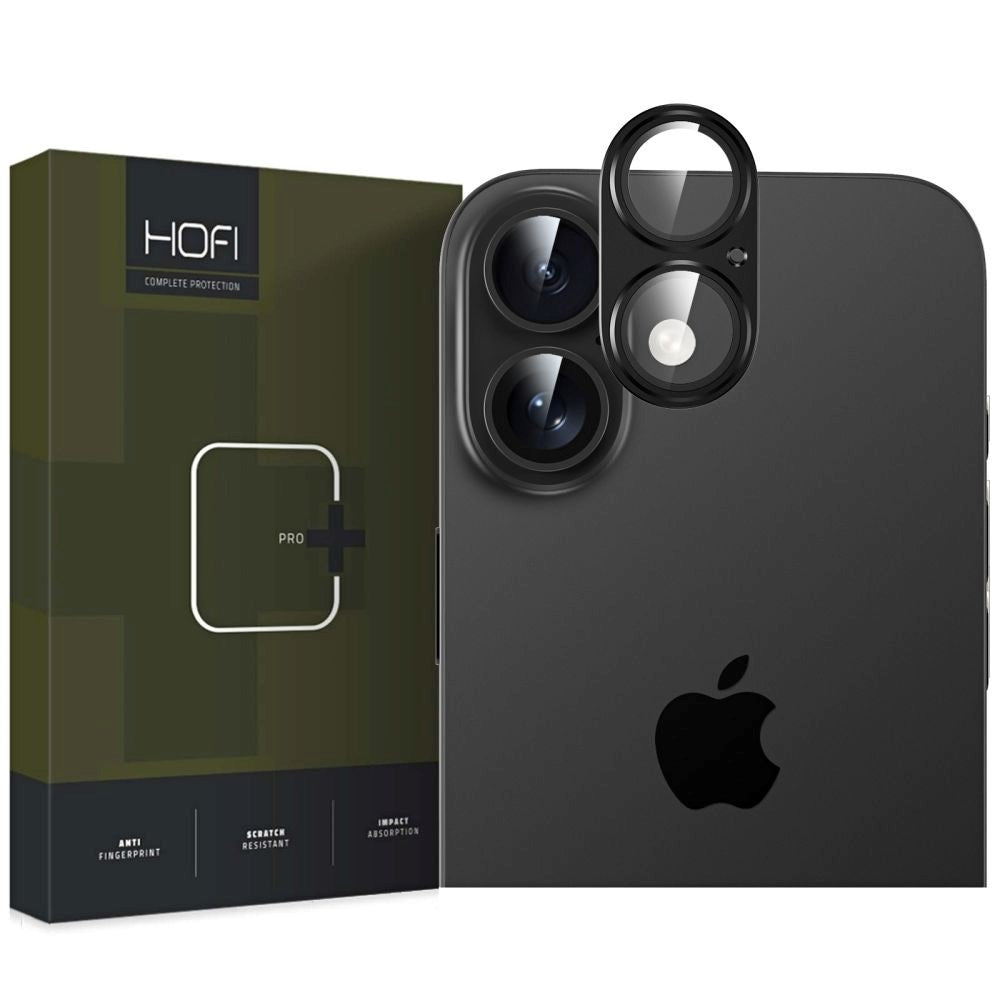 iPhone 16 / 16 Plus Hofi Cam Pro+ Protective Glass for Camera Lens - Black