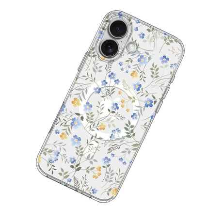 iPhone 16 Tech-Protect MagMood Case - MagSafe Compatible - Spring Flowers