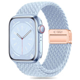 Apple Watch (38/40/SE/41/42mm) Tech-Protect Nylon Strap - Light Blue