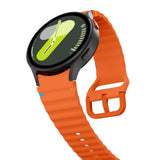 Samsung Galaxy Watch 4 / 5 / 6 / 7 / FE Tech-Protect Silicone Sport Watch Band - Orange