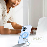 Tech-Protect Magnetic Ring Holder for Mobile - MagSafe Compatible - Blue