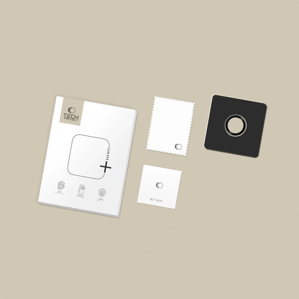 iPhone Air Tech-Protect Camring Fit+ Camera Lens Protector - Black