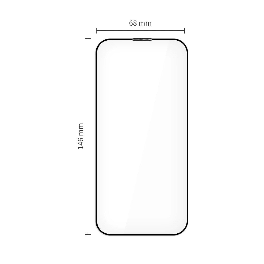 iPhone 17 Tech-Protect Quick Set+ Screen Protection Glass - 2 pcs - Transparent / Black Edge