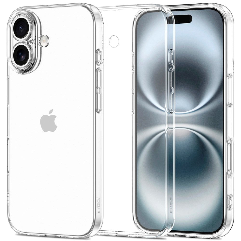 iPhone 17 Tech-Protect Flexair Flexible Plastic Case - Transparent