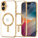 iPhone 17 Tech-Protect MagFlex Case - MagSafe Compatible - Gold / Transparent