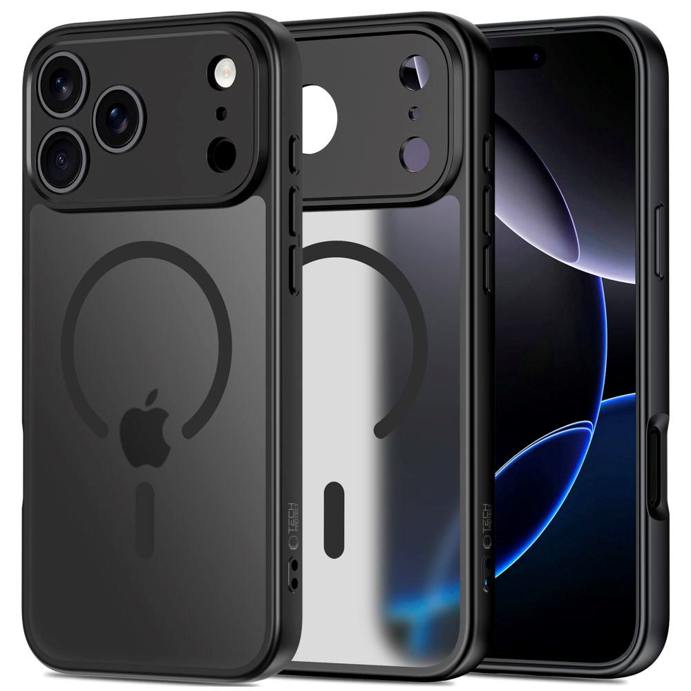 iPhone 17 Pro Tech-Protect BasicMag Hybrid Case - MagSafe Compatible - Matte Black