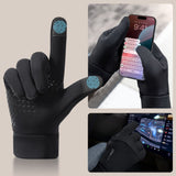 Tech-Protect Touch Screen Gloves – Size M (24 x 22 cm) – Black