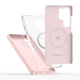 Samsung Galaxy S25 Ultra Tech-Protect Silicone Case - MagSafe Compatible - Pink