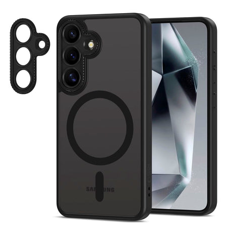 Samsung Galaxy S25 Tech-Protect MagCam Case - MagSafe Compatible - Matte Black