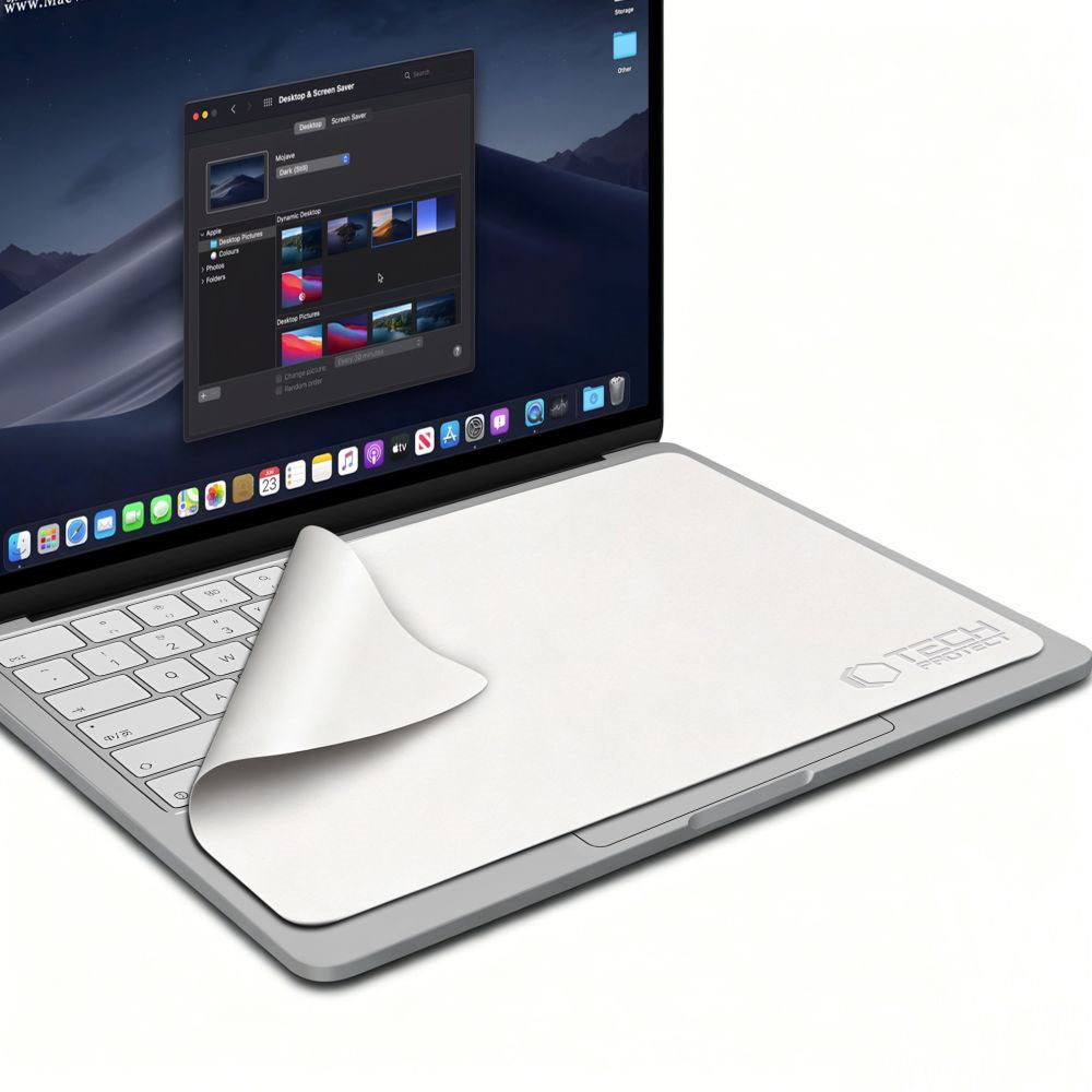 Tech-Protect Polishing Cloth for Laptop 13-14" - Grey