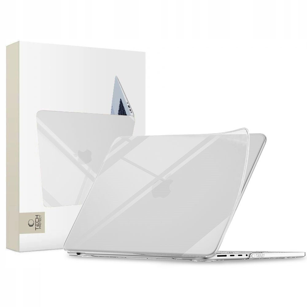MacBook Pro 16 M5/M4/M3/M2/M1 (2026-2021) Tech-Protect Softshell Case - Transparent