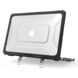 MacBook Neo 13 A18 (2026) Tech-Protect Kevlar Pro Case - Black / Transparent