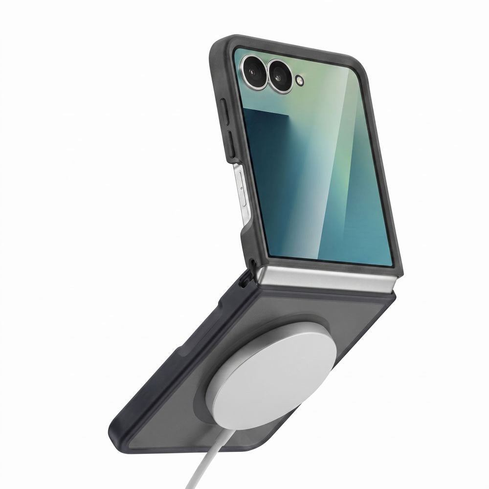 Samsung Galaxy Z Flip8 Tech-Protect MagMat Case - MagSafe Compatible - Matte Black