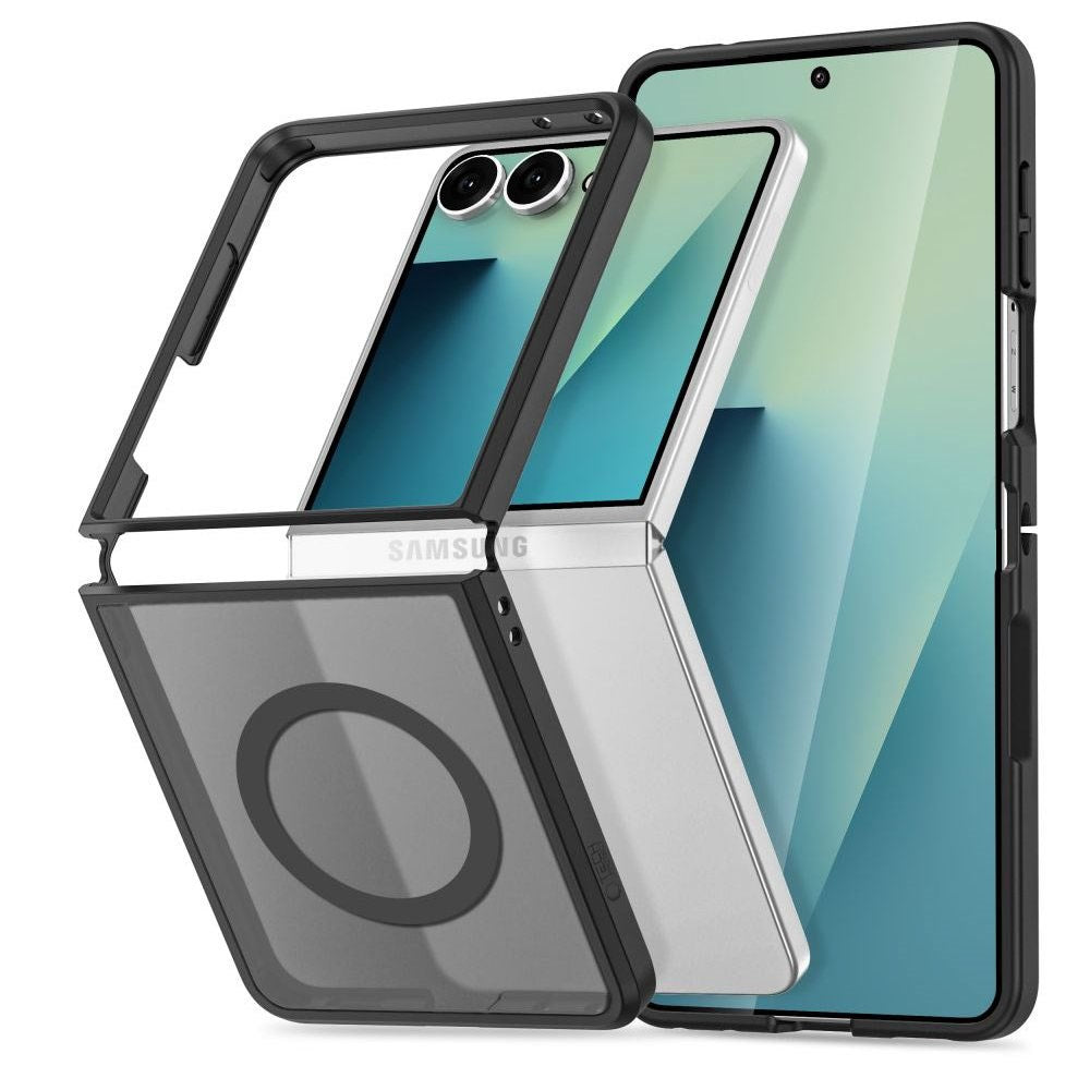 Samsung Galaxy Z Flip8 Tech-Protect MagMat Case - MagSafe Compatible - Matte Black