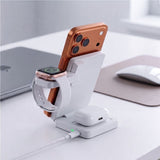 Wireless 3-in-1 MagSafe Charger Tech-Protect A56 25W - White