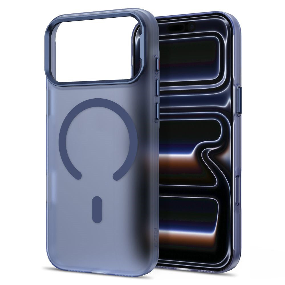 iPhone 18 Pro / 17 Pro Tech-Protect MagZero Case - MagSafe Compatible - Matte Deep Blue